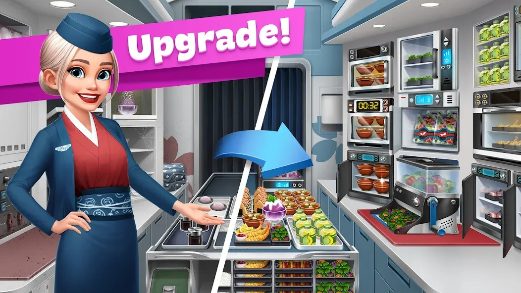 Airplane Chefs - Cooking Game (Эйрплейн Чефз)  [МОД Unlimited Money] Screenshot 4