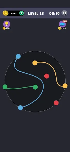 Same Color: Connect Two Dots (Сейм Колор Дот)  [МОД Menu] Screenshot 1