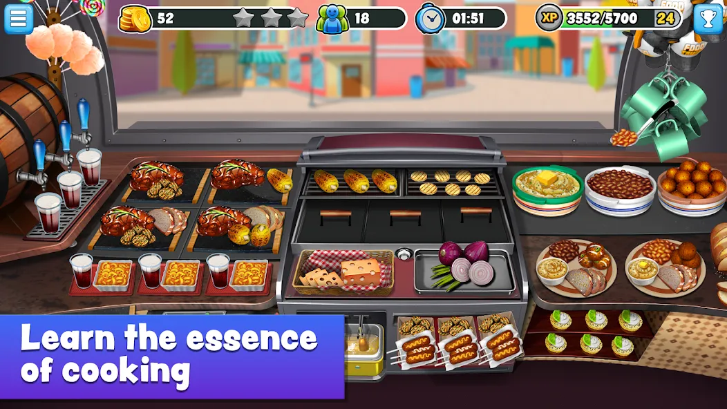 Food Truck Chef™ Cooking Games (Фуд Трак Шеф)  [МОД Много монет] Screenshot 1