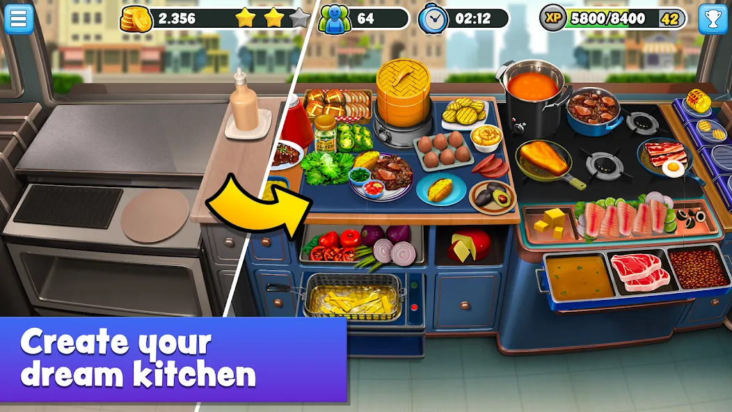 Food Truck Chef™ Cooking Games (Фуд Трак Шеф)  [МОД Много монет] Screenshot 3