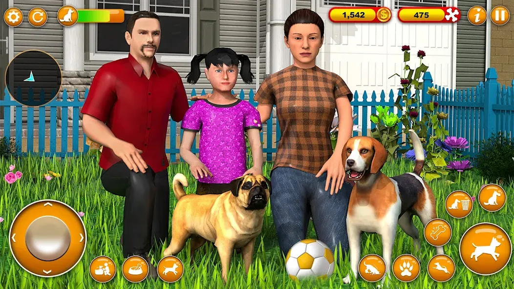 Pet Dog Family Adventure Games  [МОД Меню] Screenshot 5