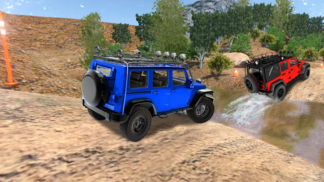 4X4 Offroad SUV Driving Games  [МОД Много денег] Screenshot 1