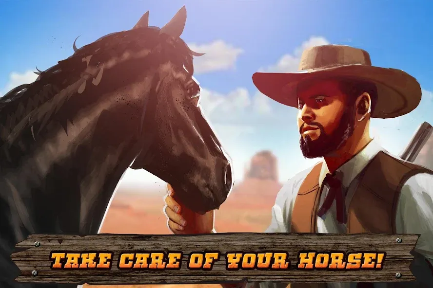 Cowboys Horse Racing Derby  [МОД Много монет] Screenshot 2