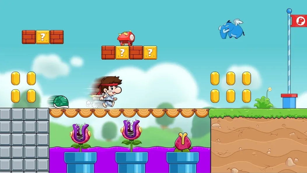 Bean's World Super: Run Games  [МОД Mega Pack] Screenshot 4