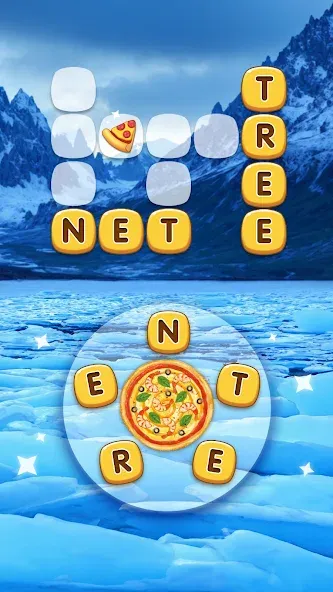 Word Pizza - Word Games  [МОД Unlocked] Screenshot 2