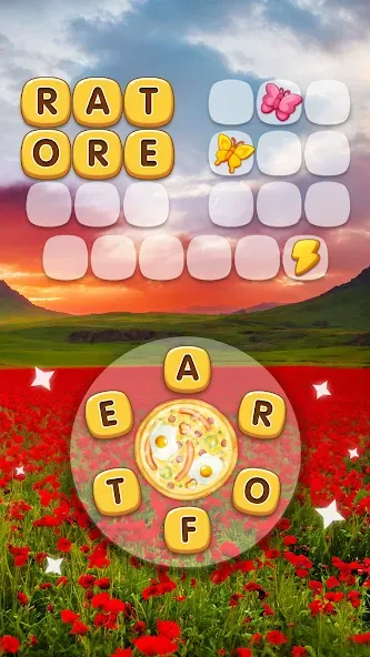 Word Pizza - Word Games  [МОД Unlocked] Screenshot 3