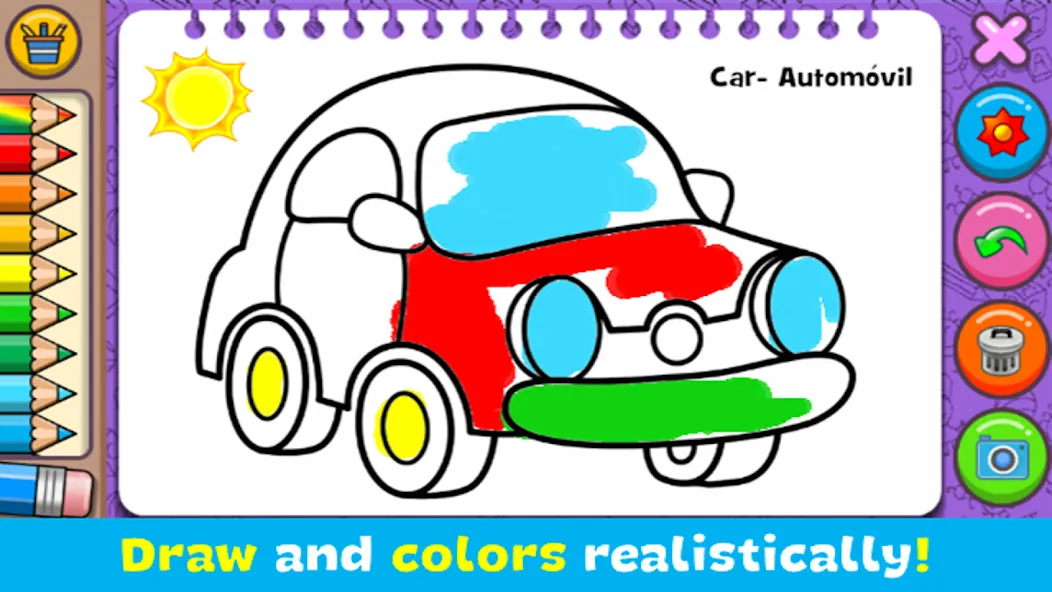 Coloring & Learn  [МОД Много монет] Screenshot 1