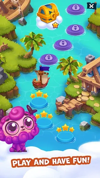 Pirate Treasures: Jewel & Gems  [МОД Много монет] Screenshot 1