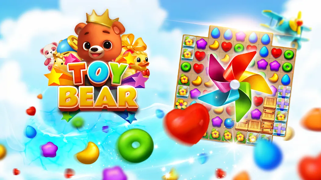 Toy Bear Sweet POP: Match 3 (Той Бир Свит ПОП)  [МОД Меню] Screenshot 5