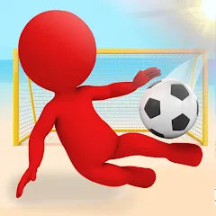 Скачать взломанную Crazy Kick! Fun Football game  [МОД Unlimited Money] - полная версия apk на Андроид