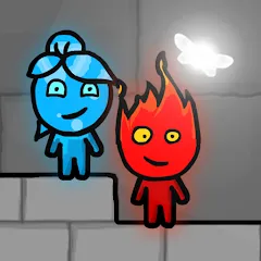 Скачать взломанную Fireboy & Watergirl FairyTales  [МОД Menu] - стабильная версия apk на Андроид