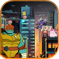 Взлом The turtle adventur ninja hero  [МОД Много монет] - стабильная версия apk на Андроид