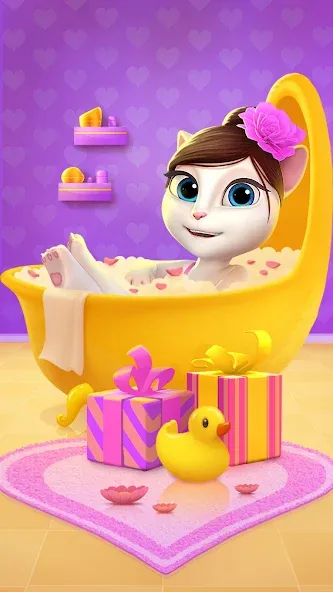 My Talking Angela  [МОД Все открыто] Screenshot 3