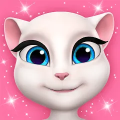 Скачать взломанную My Talking Angela  [МОД Все открыто] - последняя версия apk на Андроид