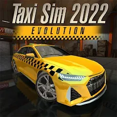 Скачать взлом Taxi Sim 2022 Evolution (Такси Сим 2020)  [МОД Бесконечные монеты] - последняя версия apk на Андроид