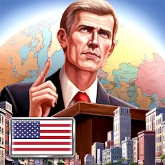 Скачать взломанную MA 1 – President Simulator  [МОД Много монет] - полная версия apk на Андроид