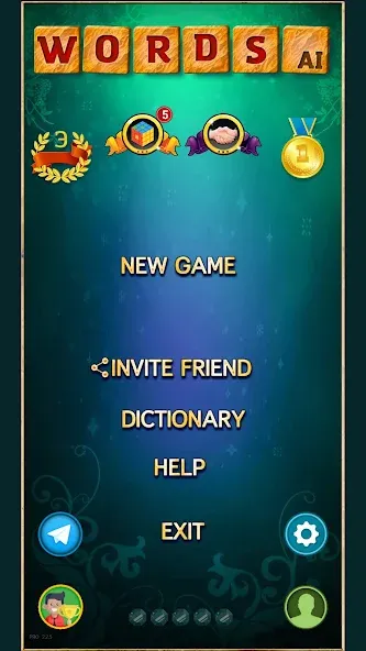 Word Game: Friends Offline  [МОД Unlocked] Screenshot 3