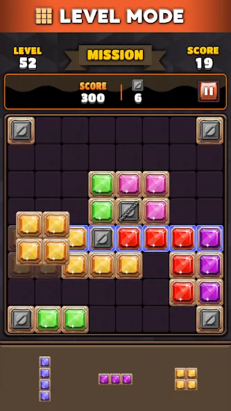 Block Puzzle 8x8 (Блокголоволомка 88)  [МОД Бесконечные монеты] Screenshot 1