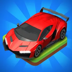 Скачать взломанную Merge Car - Idle Merge Cars (Мердж Кар)  [МОД Бесконечные монеты] - полная версия apk на Андроид