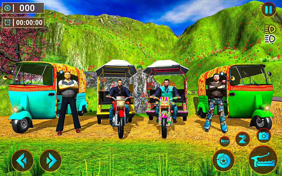 Tuk Tuk Offroad Auto Rickshaw (Тук Тук оффроуд автомобильный рикша)  [МОД Меню] Screenshot 3