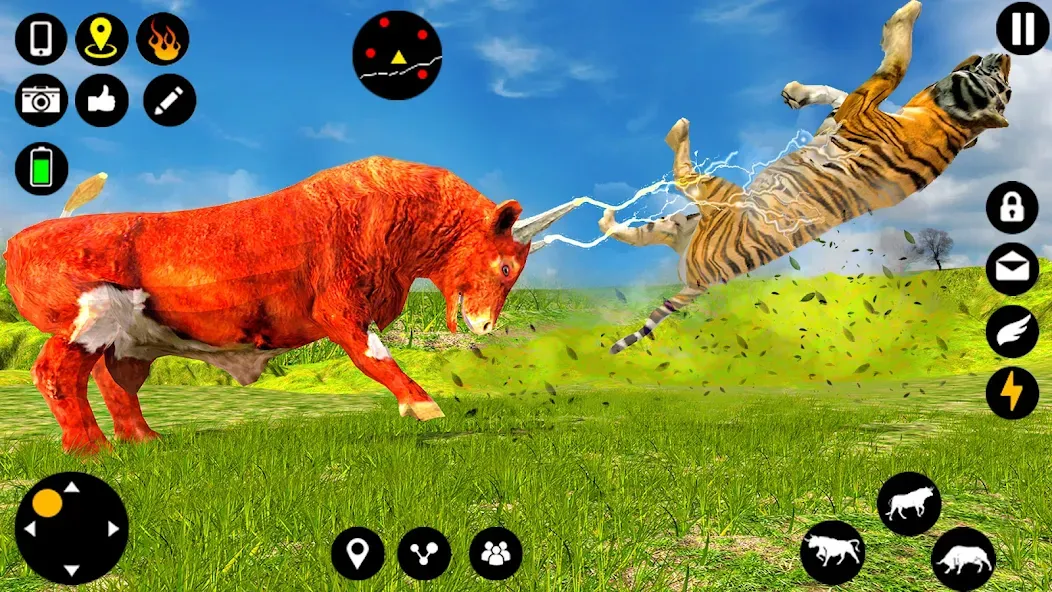 Angry Bull Attack Fight Games (Ангри Булл Атак Файт Геймс)  [МОД Все открыто] Screenshot 2