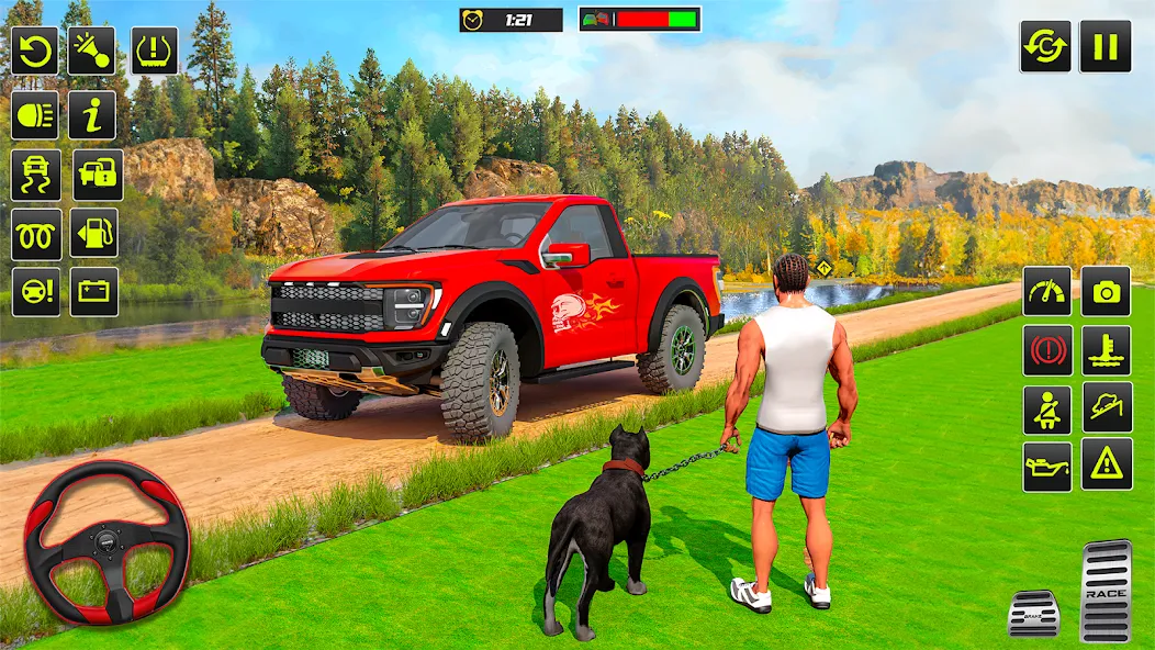 Offroad 4x4 Jeep Driving Game  [МОД Много монет] Screenshot 1