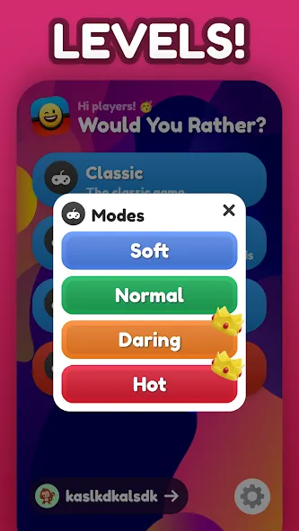 Would You Rather ?  [МОД Бесконечные монеты] Screenshot 4