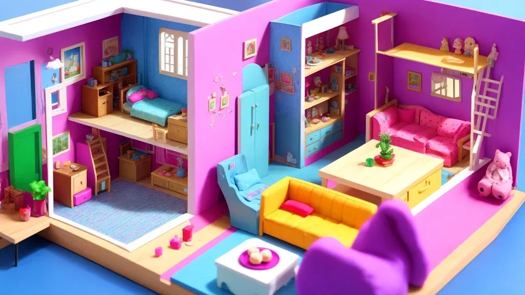 Doll House Design: Girl Games (Долл Хаус Дизайн)  [МОД Много монет] Screenshot 4