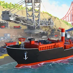 Взлом Port City: Ship Tycoon (Порт Сити)  [МОД Бесконечные деньги] - последняя версия apk на Андроид