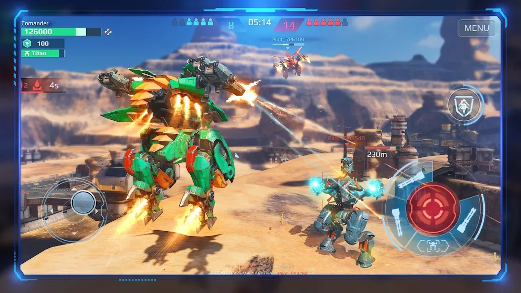 War Robots Multiplayer Battles  [МОД Бесконечные монеты] Screenshot 2