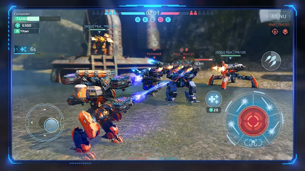 War Robots Multiplayer Battles  [МОД Бесконечные монеты] Screenshot 3