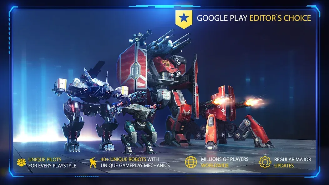 War Robots Multiplayer Battles  [МОД Бесконечные монеты] Screenshot 5