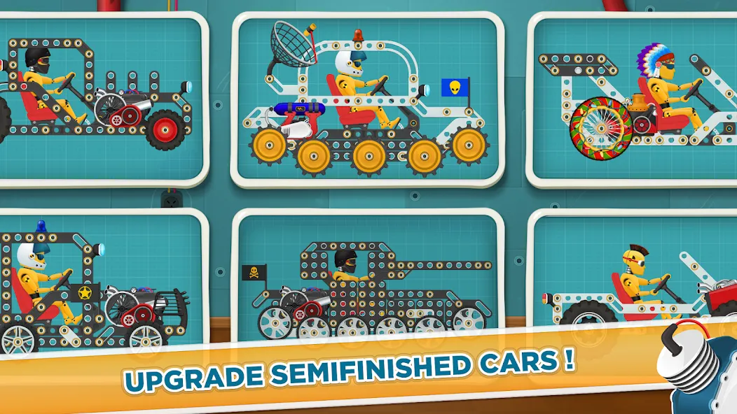 Car Builder & Racing for Kids  [МОД Меню] Screenshot 2