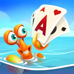 Взлом Undersea Solitaire Tripeaks (Андерси Солитэр Трипикс)  [МОД Много монет] - полная версия apk на Андроид