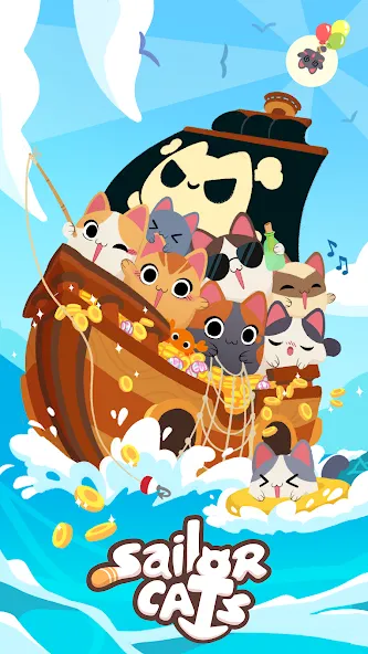 Sailor Cats (эйлор Кэтс)  [МОД Все открыто] Screenshot 2