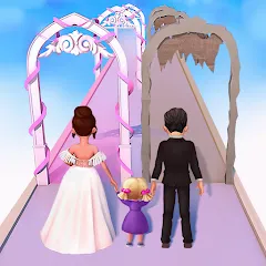 Взломанная Family Town: Match-3 Makeover (Фэмили Таун)  [МОД Меню] - стабильная версия apk на Андроид