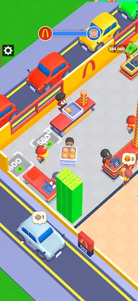 My Burger Shop: Burger Games (Май Бургер Шоп Игры)  [МОД Много денег] Screenshot 2