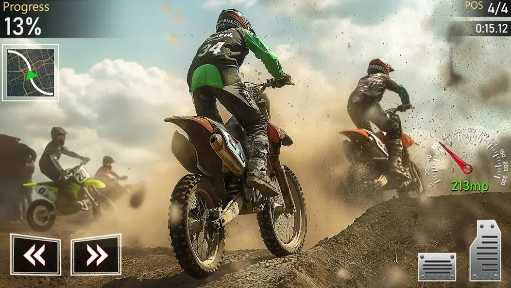 Motocross MX Dirt Bike Games  [МОД Много денег] Screenshot 5
