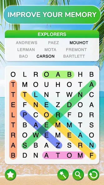 Word Search - Word Puzzle Game  [МОД Много денег] Screenshot 5