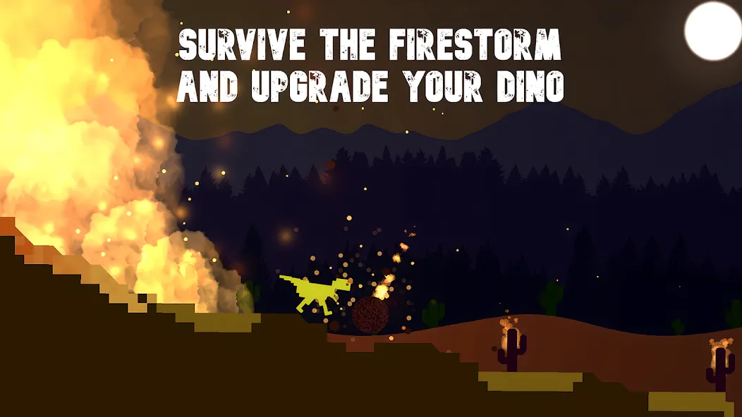 Dino Run Survival (Дино Ран Сурвайвал)  [МОД Unlocked] Screenshot 1