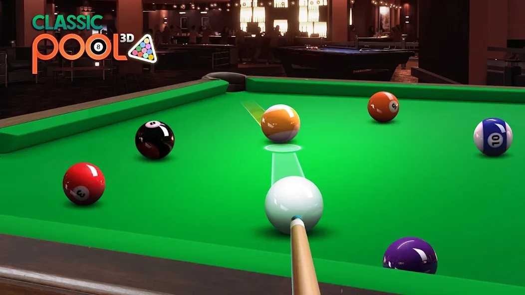 Classic Pool 3D: 8 Ball  [МОД Бесконечные монеты] Screenshot 2