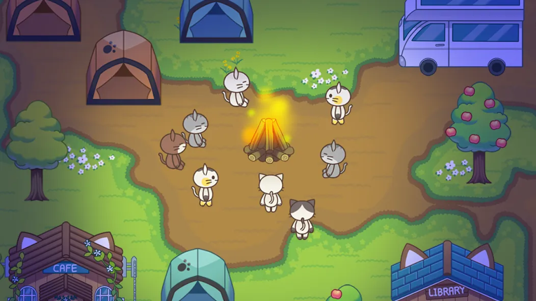 Cat Forest - Healing Camp  [МОД Меню] Screenshot 5