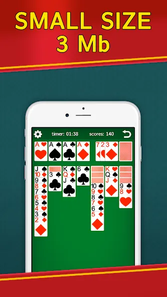 Classic Solitaire Klondike  [МОД Бесконечные деньги] Screenshot 2