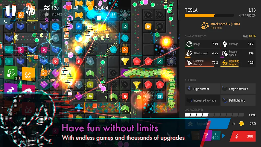 Infinitode 2 - Tower Defense (Инфинитод 2)  [МОД Бесконечные деньги] Screenshot 5