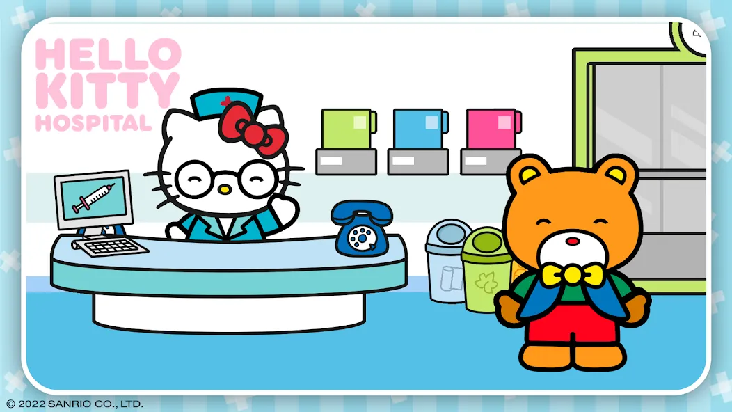 Hello Kitty: Kids Hospital (Хелло Китти)  [МОД Unlocked] Screenshot 1