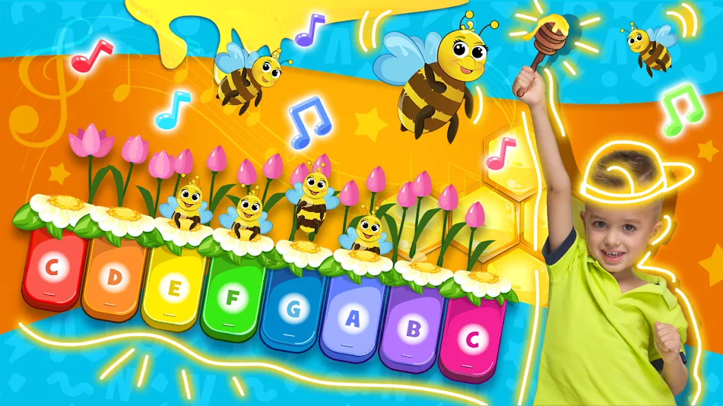 Vlad and Niki: Kids Piano  [МОД Mega Pack] Screenshot 1