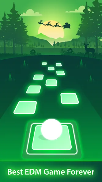 Magic Ball Tiles Hop Music Run (Меджик Бол Тайлз Хоп Мьюзик Ран)  [МОД Много денег] Screenshot 1