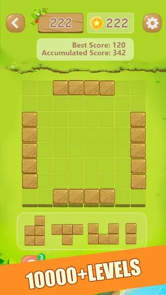 Puzzle Green Blocks (Пазл Зеленые Блоки)  [МОД Бесконечные монеты] Screenshot 5