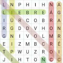 Скачать взломанную Word search (Сопа де летрас)  [МОД Много монет] - полная версия apk на Андроид