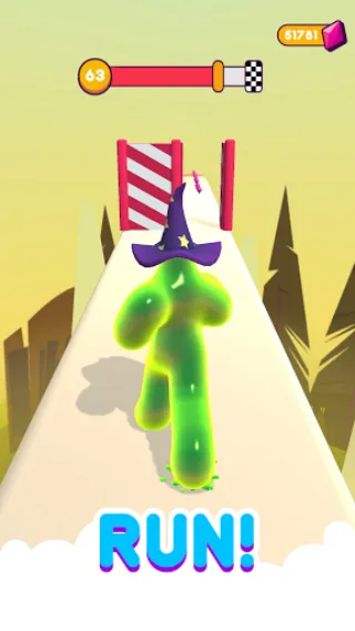 Blob Runner 3D (Блоб Раннер 3Д)  [МОД Много денег] Screenshot 1